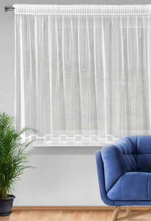 FIRANA GOTOWA NEL NA TAŚMIE 300 X 145 CM BIAŁY