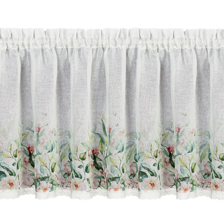 Firana gotowa Estera na Taśmie 150 x 60 cm, Biały