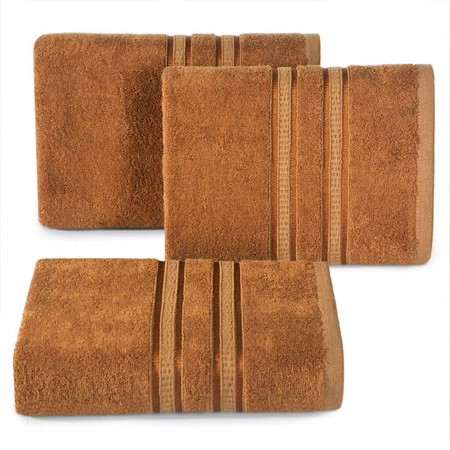 Ręcznik Mila (06), 70 x 140 cm, Brązowy