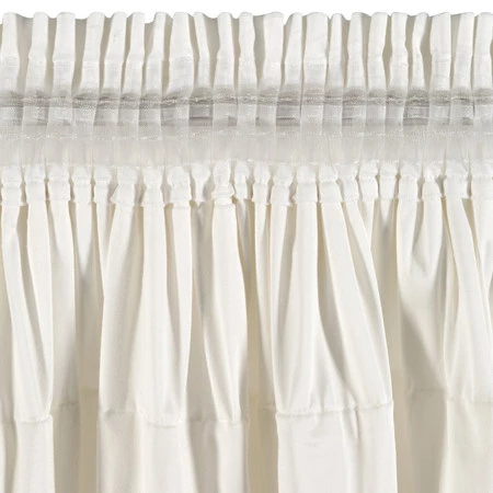 ZASŁONA GOTOWA AURA NA TAŚMIE 140 X 250 CM BIAŁY