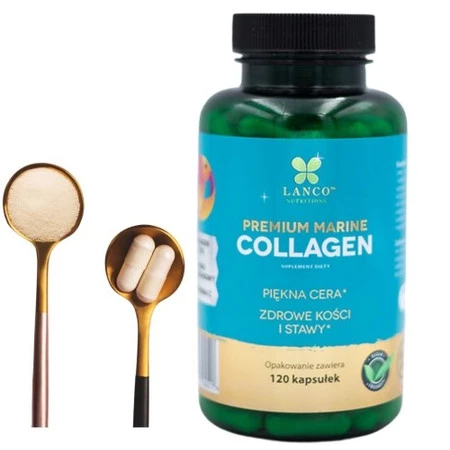 Lanco Nutritions Premium Marine Collagen Rybi 120 kaps.