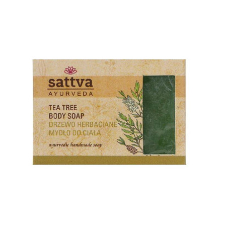 Zestaw 2x Sattva - Mydło w kostce do ciała Drzewo Herbaciane 125g