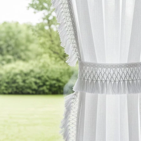 FIRANA GOTOWA KIRA 3 NA TAŚMIE 140 X 270 CM BIAŁY