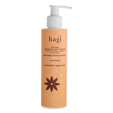 Hagi - Naturalny probiotyczny jogurt do ciała odżywczy korzenna pomarańcza 200 ml