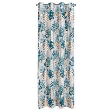 ZASŁONA GOTOWA KERI 140 X 250 CM TURKUSOWY