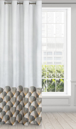 ZASŁONA GOTOWA D91 GINA 140 X 250 CM BIAŁY