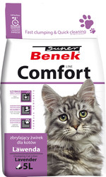 Super BENEK Comfort Lawenda Żwirek bentonitowy 5l