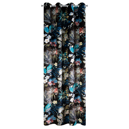 ZASŁONA GOTOWA ALANI 140 X 270 CM CZARNY