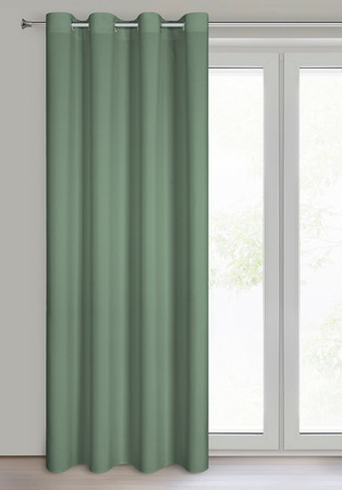 ZASŁONA GOTOWA RITA 140 X 250 CM CIEMNOMIĘTOWY