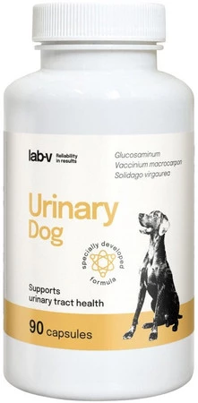 Lab-V Urinary Dog - Wsparcie przy zakażeniu dróg moczowych u psów 90 kaps.