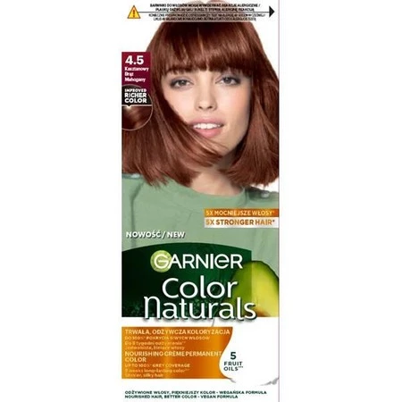 Color Naturals odżywcza farba do włosów 4.5 Kasztanowy Brąz