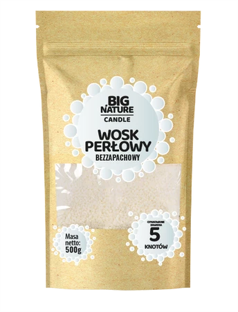 Big Nature Wosk Perłowy Biały 500g