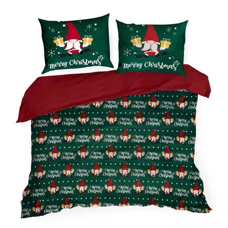 Komplet pościeli świątecznej 220x200 cm z mikrowłókna, Merry Christmas