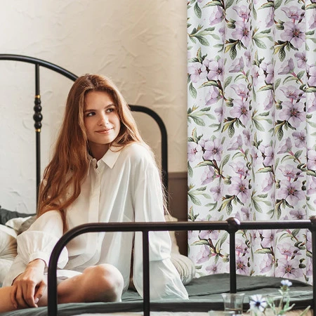 ZASŁONA GOTOWA ARLETA NA TAŚMIE 140 X 270 CM BIAŁY