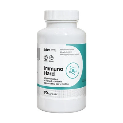 Lab-V Immuno Hard wzmacnianie odporności dla psów i kotów 90 kaps.