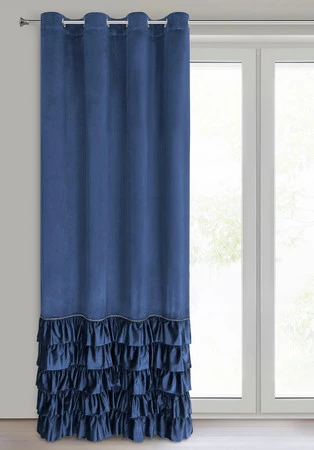 ZASŁONA GOTOWA CARLI 140 X 250 CM GRANATOWY