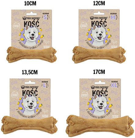 PAKA ZWIERZAKA Kość z dodatkiem Królika i Mango XL