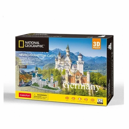 Puzzle 3D National Geograpfic zamek Neuschwanstein DS0990H