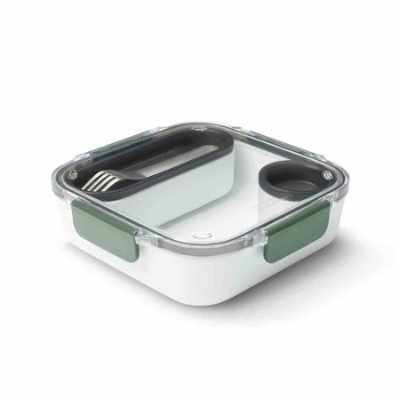 BB - Lunch box kwadratowy, oliwkowy