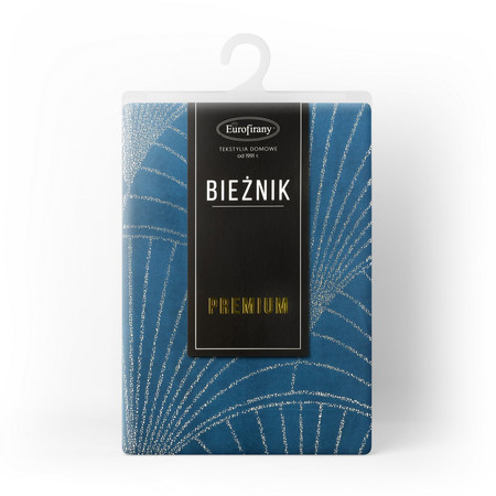 OBRUS BLINK 14 35 X 220 CM GRANATOWY