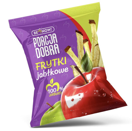 Porcja Dobra Frytki jabłkowe 18 g