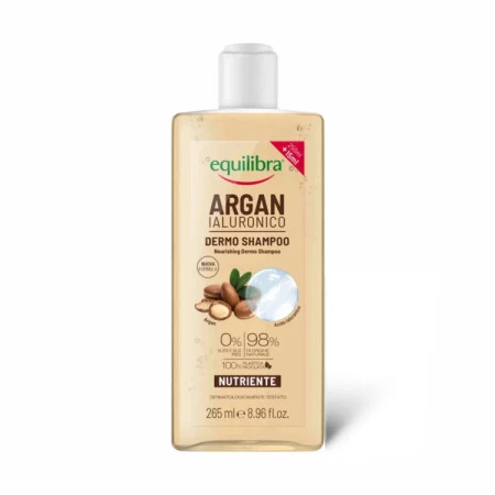 Equilibra Odżywczy szampon argan i kwas hialuronowy 265ml