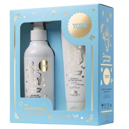 Yope - Xmas Zestaw Zimowy Poranek, mydło do rąk 300ml+żel pod prysznic 200ml