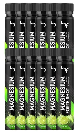 BodyFuse Magnesium Shot 25 ml limetka zestaw 12 x 25 ml