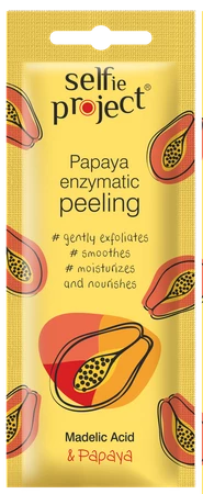 Selfie Project, Peeling Enzymatyczny Papaja, 8ml