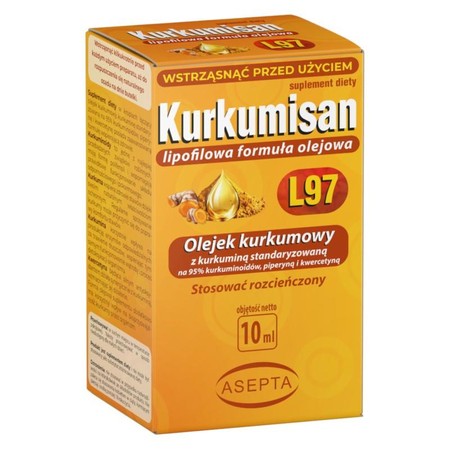 Asepta Kurkumisan L97 10 ml olej kurkumowy