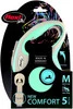 FLEXI NEW COMFORT Smycz taśmowa M / 5m miętowa