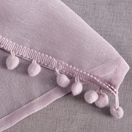 FIRANA GOTOWA ALMINA NA TAŚMIE 140 X 270 CM LILIOWY