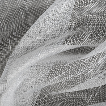 FIRANA GOTOWA NESSI 140 X 250 CM BIAŁY