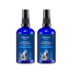 Zestaw: 2x Duetus For Men - Balsam po goleniu chłodzący Invictus 100 ml