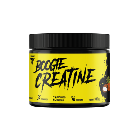 TREC Boogie Creatine Kreatyna Mikronizowana Monohydrat 300g smak owoce tropikalne