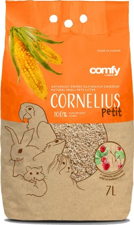 AQUAEL COMFY Cornelius Petit Poziomka Żwirek kukurydziany 7l