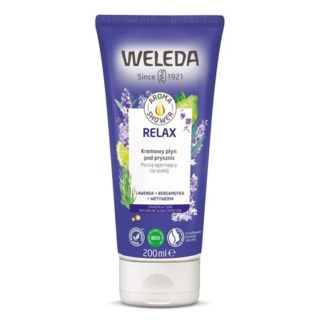 Weleda − Relax, kremowy żel  pod prysznic − 200 ml