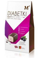 Czekoladki Diabetki - czarna porzeczka  B/C - 100 g
