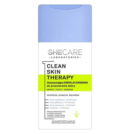 Clean Skin Therapy oczyszczająca esencja kwasowa do przecierania skóry ciała 150ml