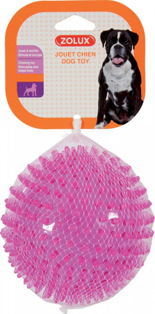 ZOLUX TPR POP Piłka z kolcami Różowa 13cm