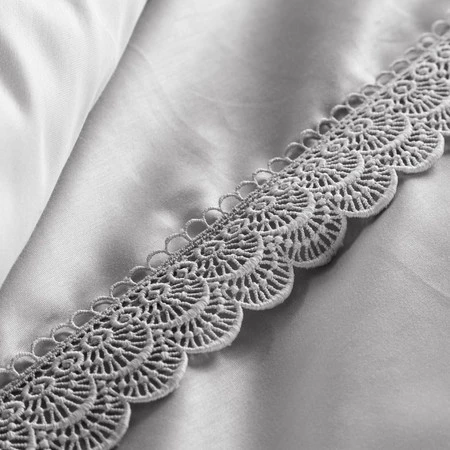 Komplet pościeli Retro 6, 220 x 200 cm, Jasnoszary