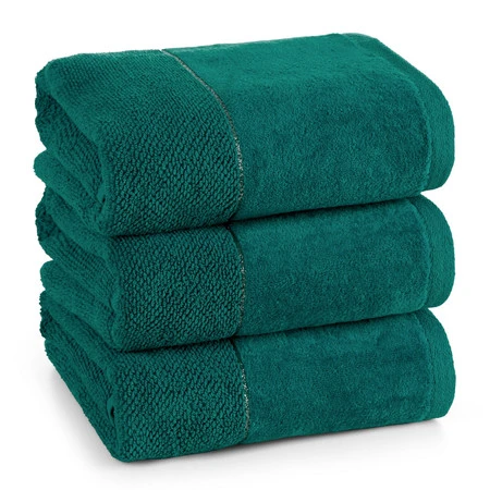 RĘCZNIK ARIA (07) 70 X 140 CM CIEMNOZIELONY