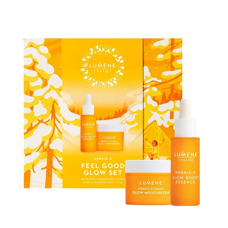 Nordic-C &lsqb;Valo&rsqb; Feel Good Glow Gift Set zestaw esencja do twarzy 30ml + krem do twarzy 50ml