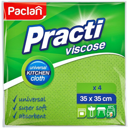 Paclan Practi Ścierka wiskozowa 4 sztuki