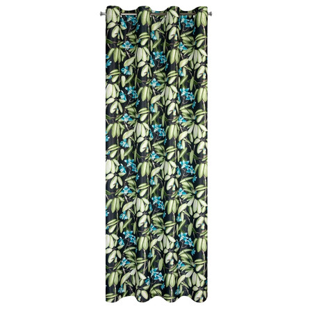ZASŁONA GOTOWA LONI 140 X 250 CM CZARNY