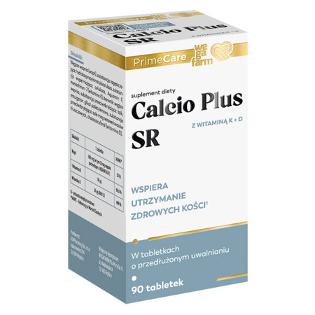 WegaFarm Calcio Plus SR wapń 90 tabl.
