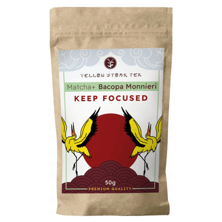 YELLOW STORK TEA Matcha + Bacopa Monnieri 50g KRÓTKA DATA 2026-09-30