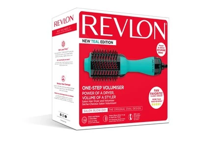 REVLON RVDR5222T One-Step Hair TEAL Suszarko-lokówka REVLON w kolorze morskim