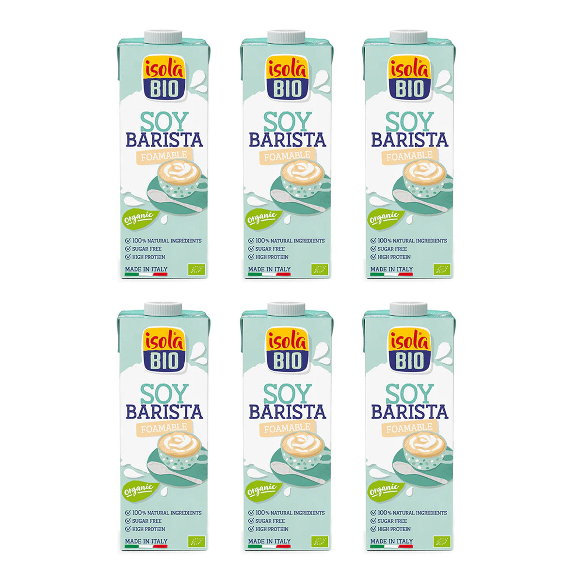 Zestaw 6x Napój sojowy Barista BIO 1 l Bezglutenowy - Nabea.pl