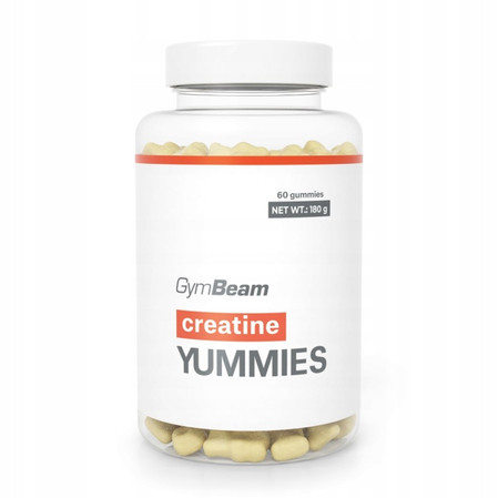 GymBeam CREATINE YUMMIES ŻELKI Kreatyna żelki monohydrat 60szt smak ananas